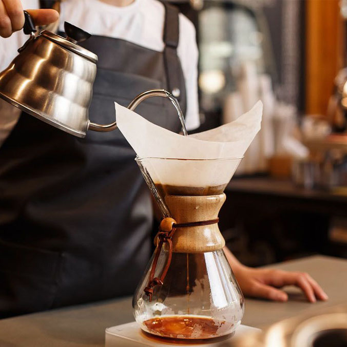 cách pha cà phê pour over