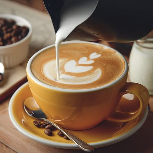 cách làm latte nóng