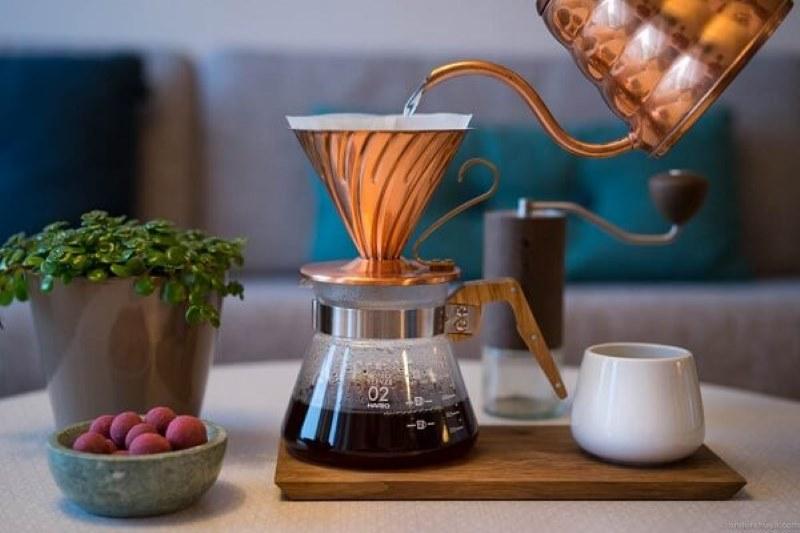 cach pha ca phe pour over 6