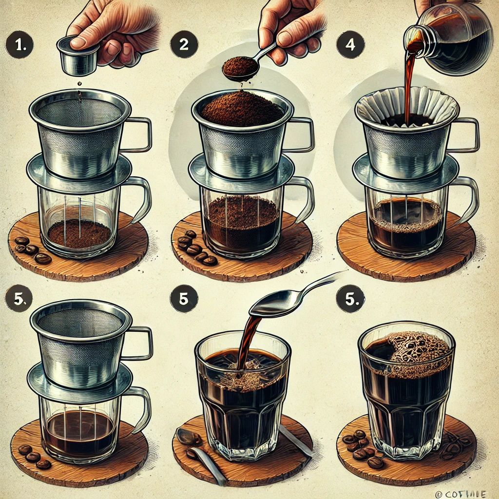 Cách pha cà phê robusta