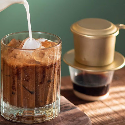 cach pha ca phe sua 1